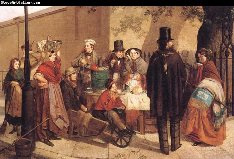 Charles Hunt A Coffee Stall Westminster